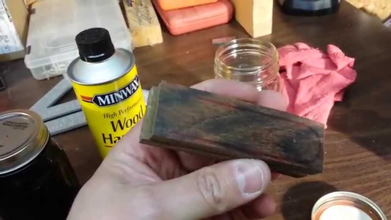 Stabilizing wood knife scales