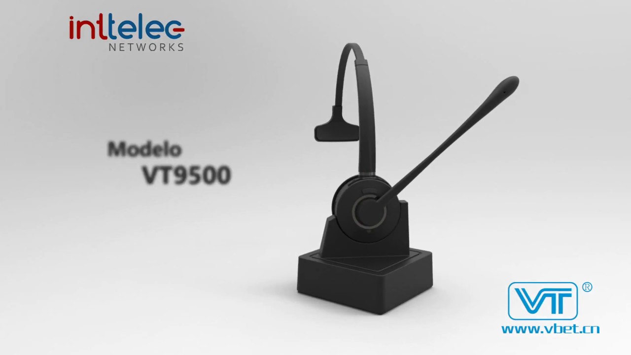 Diadema Inalambrica Bluetooth Modelo VT9500 de Vbet disponible en Inttelec Networks