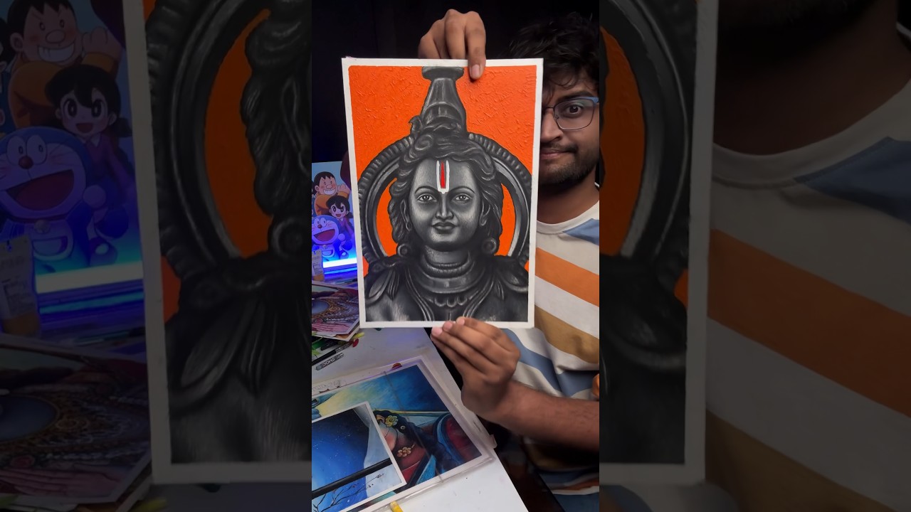 My All Shree Ram Drawing 😍 #shorts #art #ram