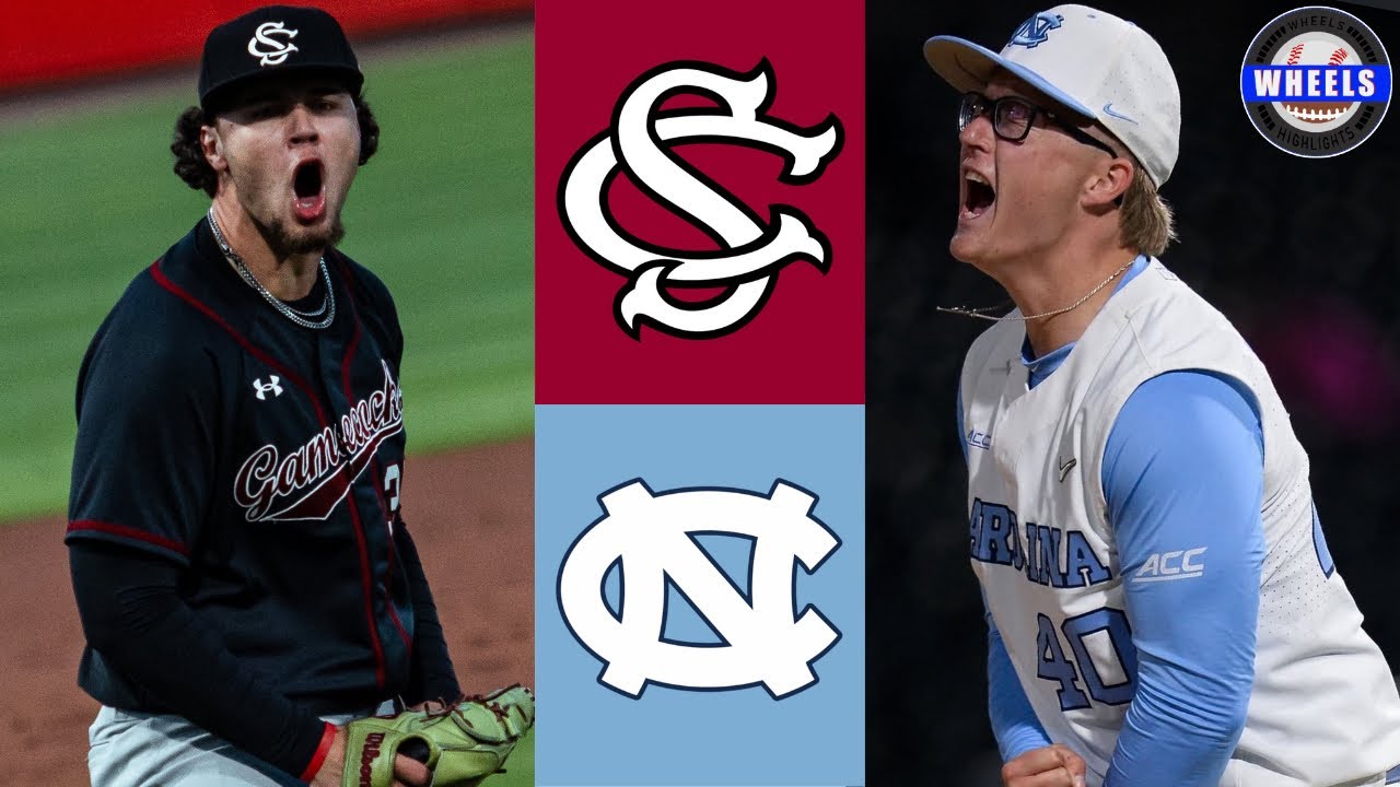 Южная Каролина против №13 Северной Каролины | Обзор матчей студенческого бейсбола 2026 года