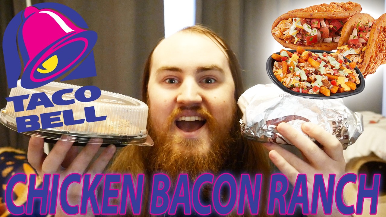 TACO BELL'S NEW CHICKEN BACON RANCH STREET CHALUPAS & CHICKEN BACON RANCH NACHO FRIES REVIEW