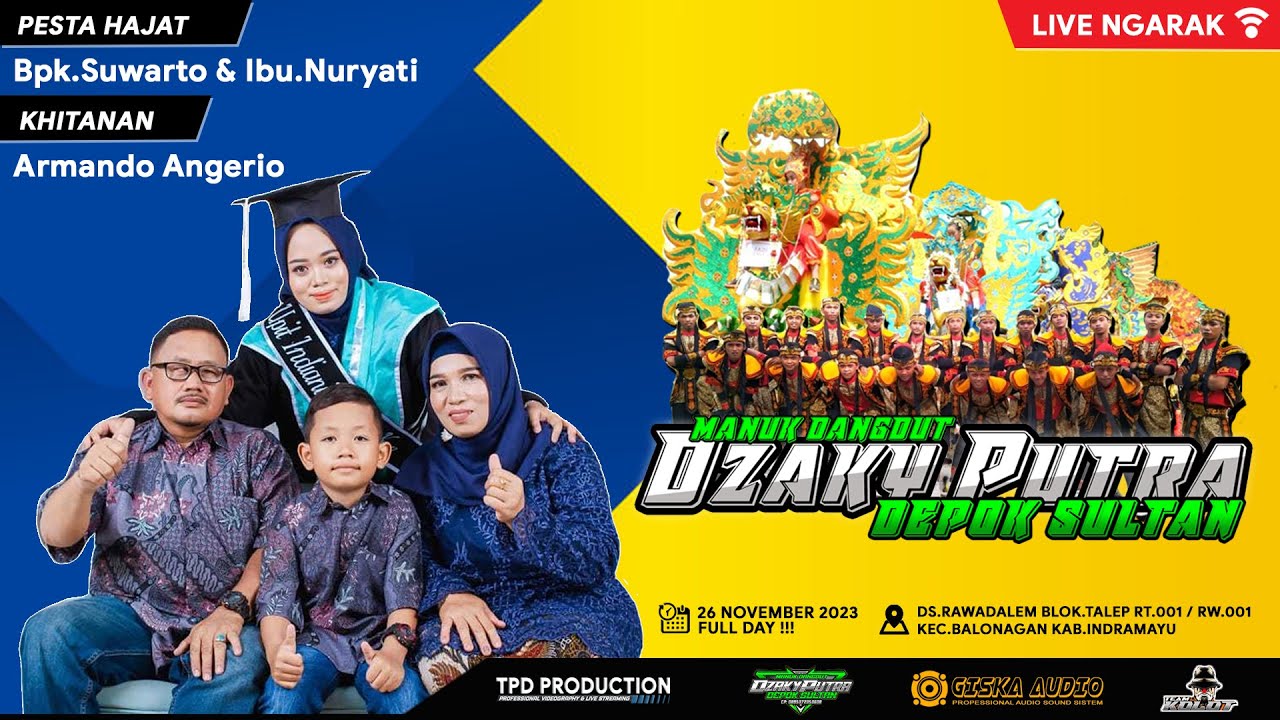 LIVE NGARAK || MANUK DANGDUT 