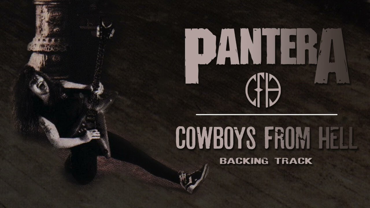 Pantera - Cowboys From Hell - Guitar Backing Track with Vocals