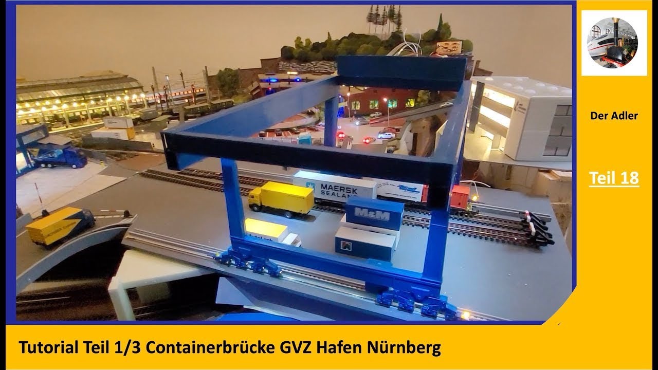 Faller 120291 Containerbrücke/ 180290 Antriebs-Set  Teil 1 - with English subtitles #18