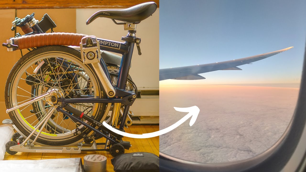 21 - Prendre l'avion avec son VÉLO PLIANT Brompton - Direction AMSTERDAM | 🚴