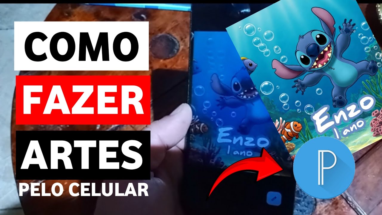 COMO FAZER ARTE PELO CELULAR/ TUTORIAL PRATICO 