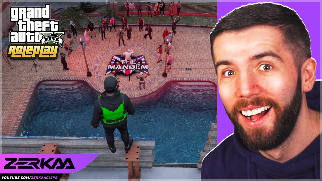 HUGE Party At The Mandem Block In GTA 5 RP!