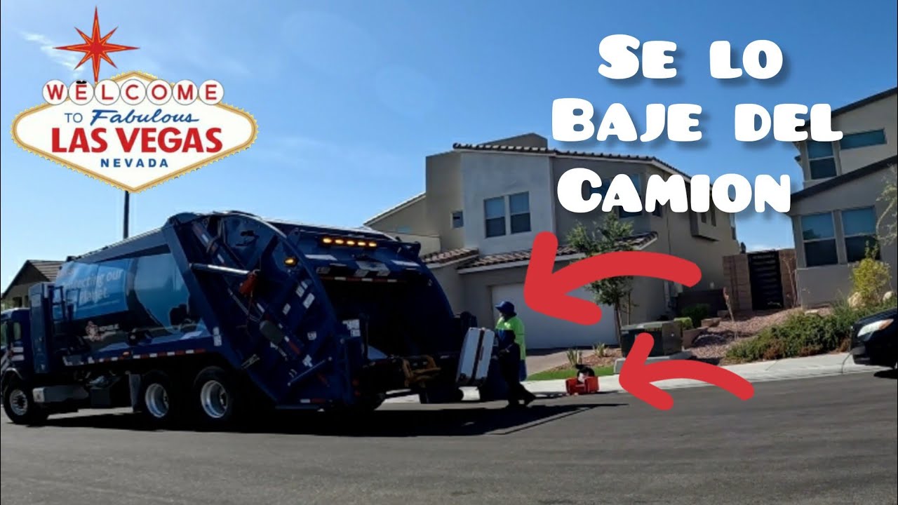 Lo que tiran en USA Las Vegas #281 le quite estas cosas al camion de la basura.