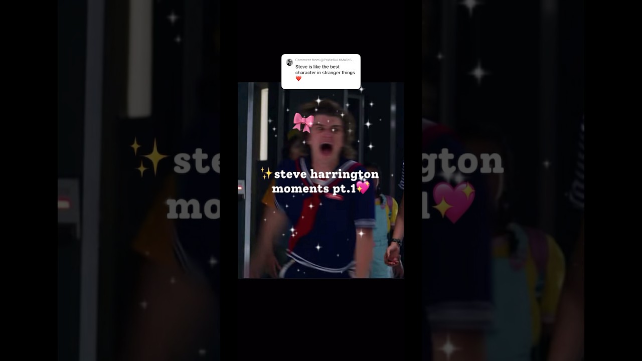 ✨steve harrington moments pt.1💖 #joekeery #steveharrington #djo #strangerthings #series