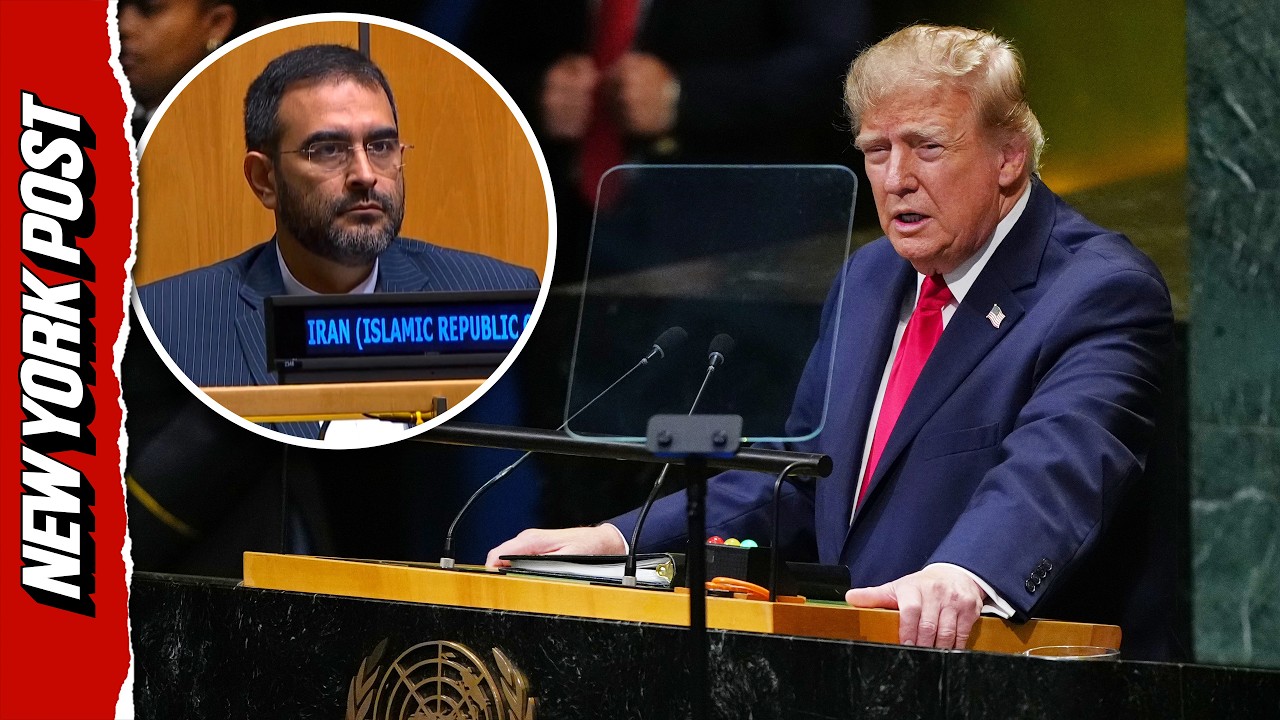See Iran Delegate's Chilling Reaction to Trump&rsquo;s 'Annihilate' Warning