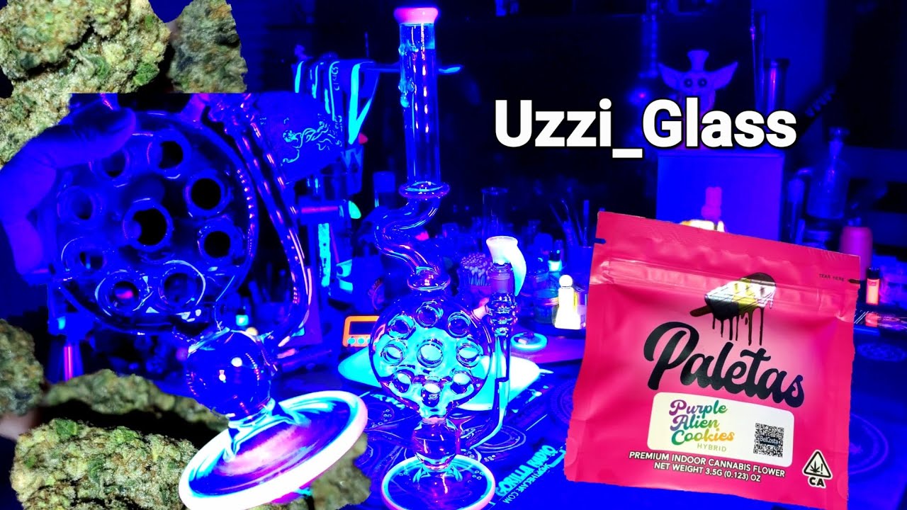 New UZZI_GLASS UV Swiss perc Sesh!