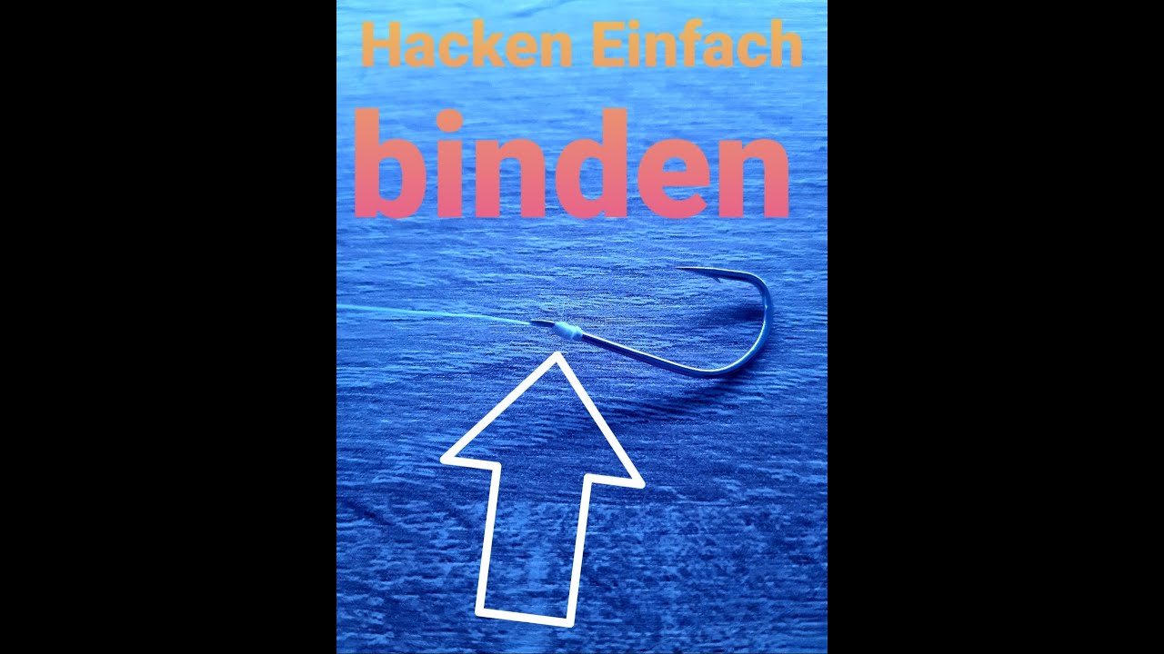 Ganz schnell und einfach einen Pl&auml;tchenhacken binden |Der spontan Angler