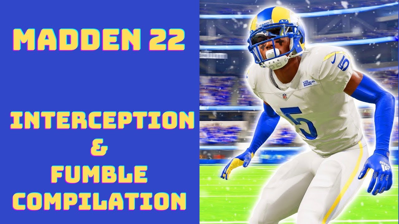 Madden 22 Interception and Hit-Stick Fumble Highlight Compilation