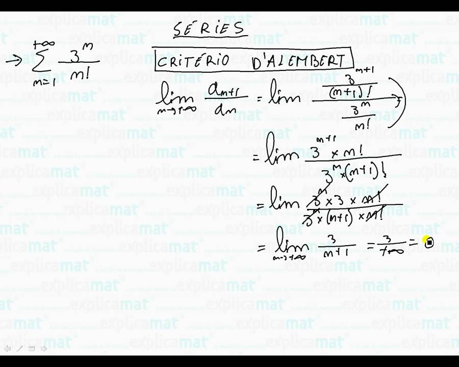 critério dalembert exercício1
