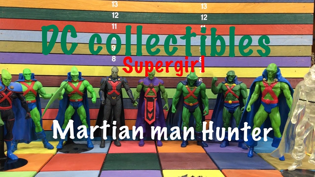 DC Collectibles Super Girl MARTIAN MAN HUNTER action figure toy review