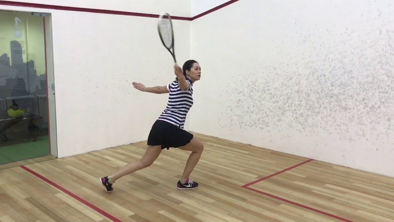 Squash in Moscow, урок #2. Игра от задней стены.