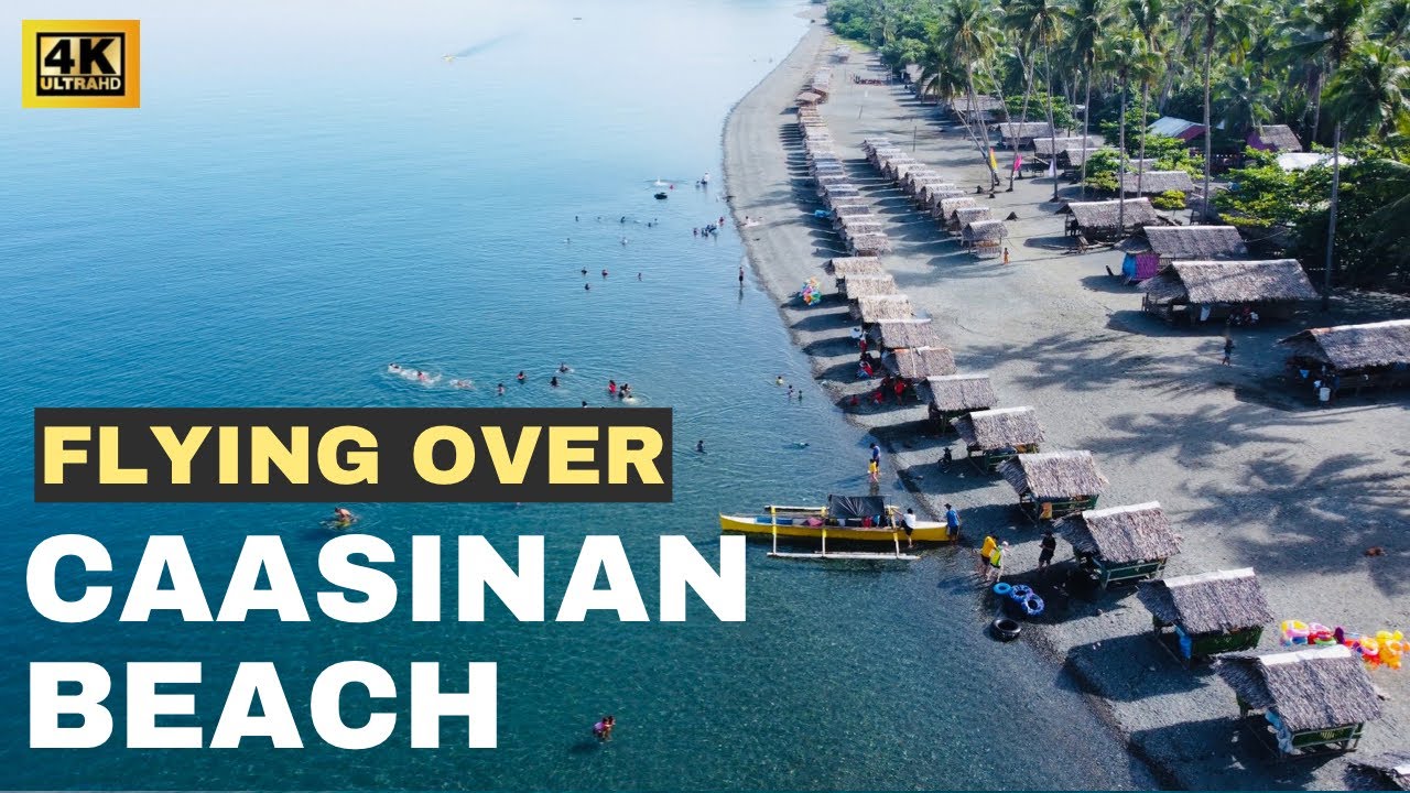FLYING OVER CAASINAN BEACH CABADBARAN AGUSAN DEL NORTE | INSPIRING MUSIC