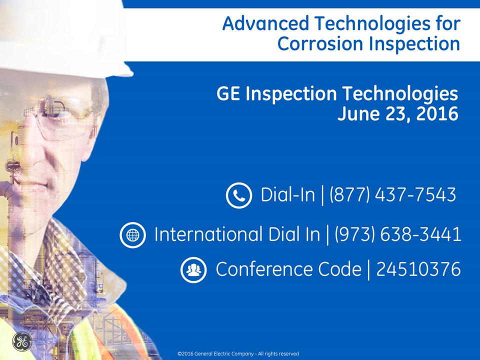 Advanced Corrosion Inspection Webinar 2016