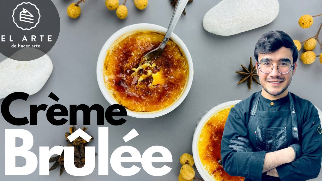 🍮✨Receta de Crème Brûlée con solo 4 ingredientes  ✨🍮