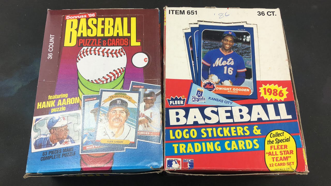 1986 DONRUSS & FLEER (Double Feature) - Turn Back the Clock Tuesday