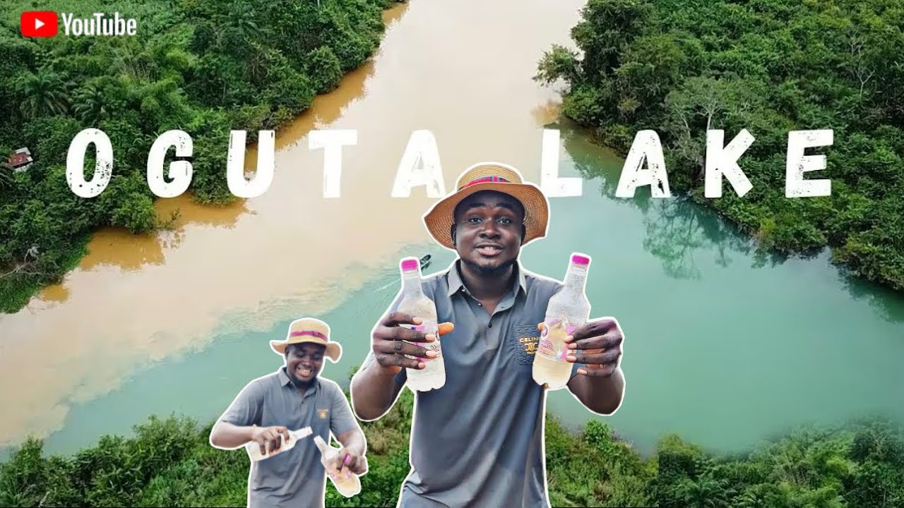 I mixed the two mysterious rivers that can&rsquo;t be mix together at Oguta lake ( imo state )😱￼