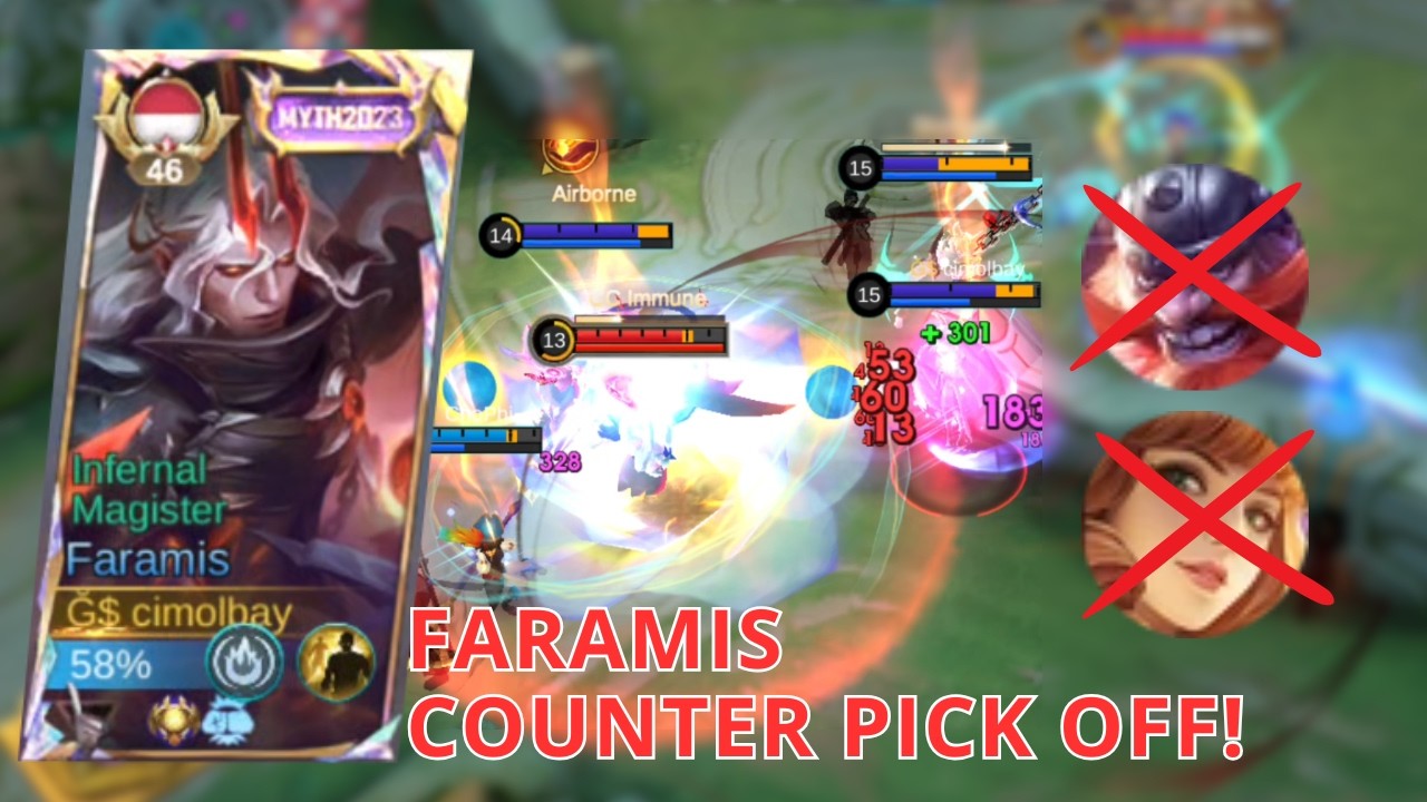 FARAMIS COUNTER PICK OFF! Making the Enemy Team Useless! 💀
