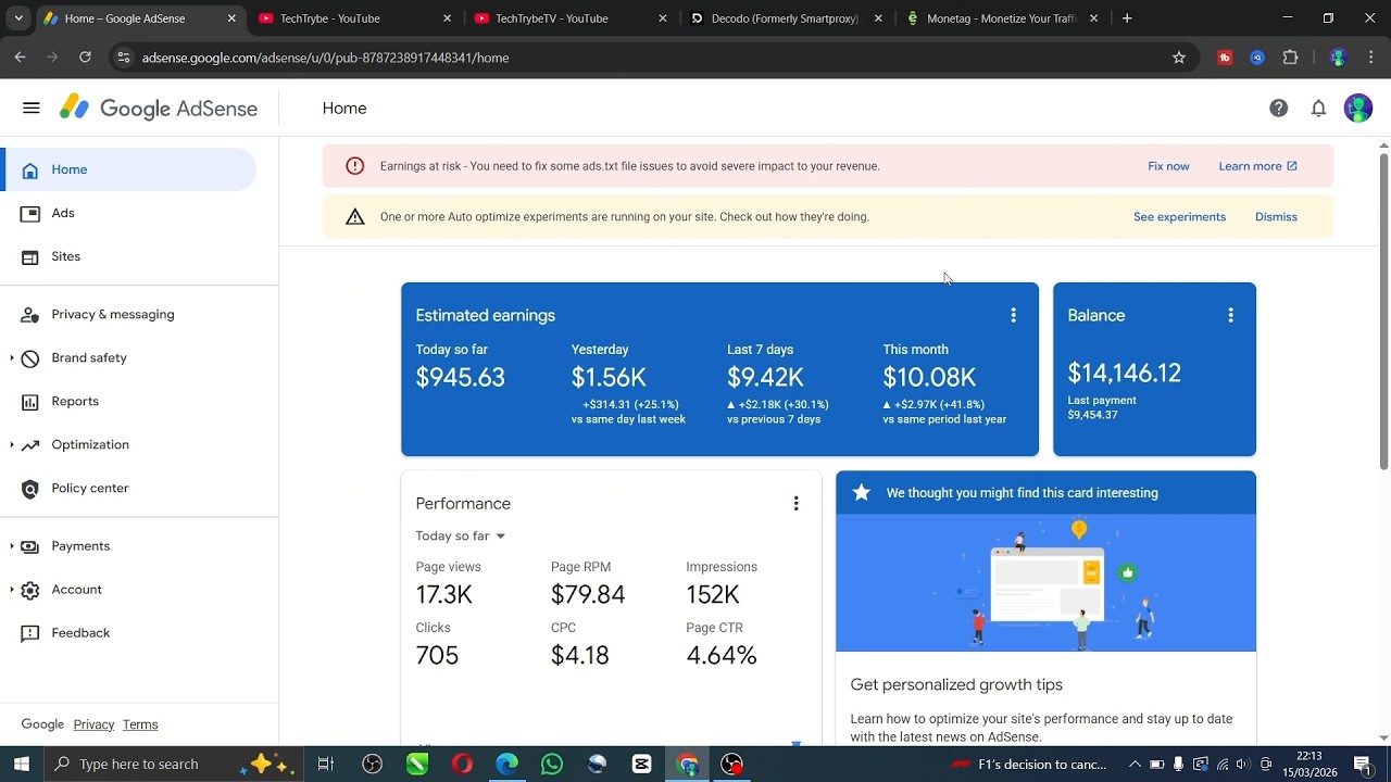 How To Earn $9,400/Week With Google AdSense From A Simple Blog | How To Go From $0 To $1000 Online