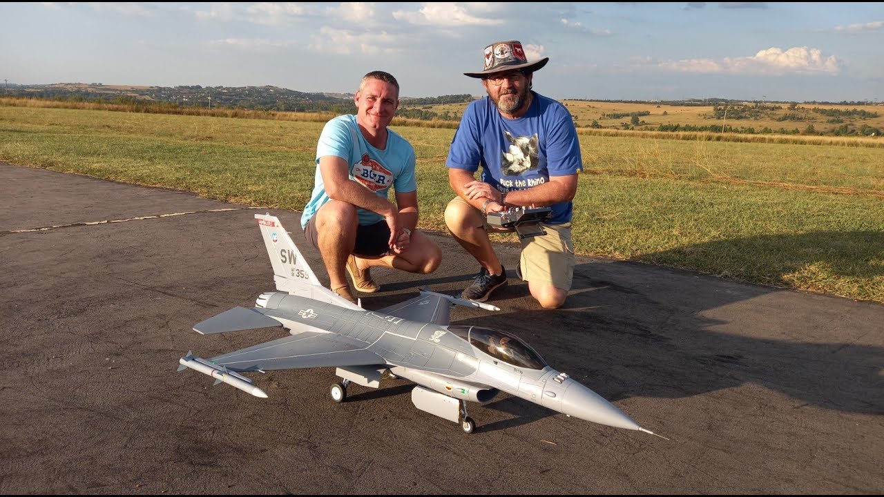 New 90mm Freewing F-16 EDF Jet, flown by Pierre at IRF (1080HD)