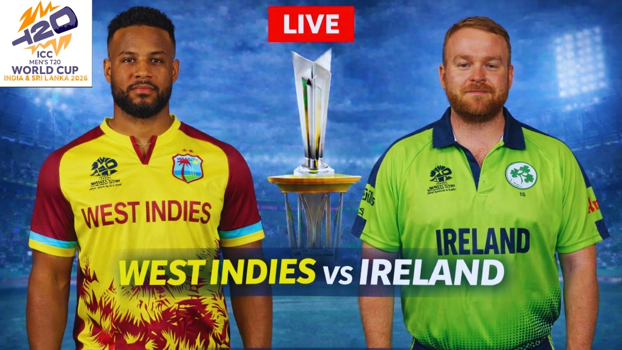 🔴 LIVE | West Indies vs Ireland | T20 World Cup 2026 | Cricket 26 | PS5 Gameplay
