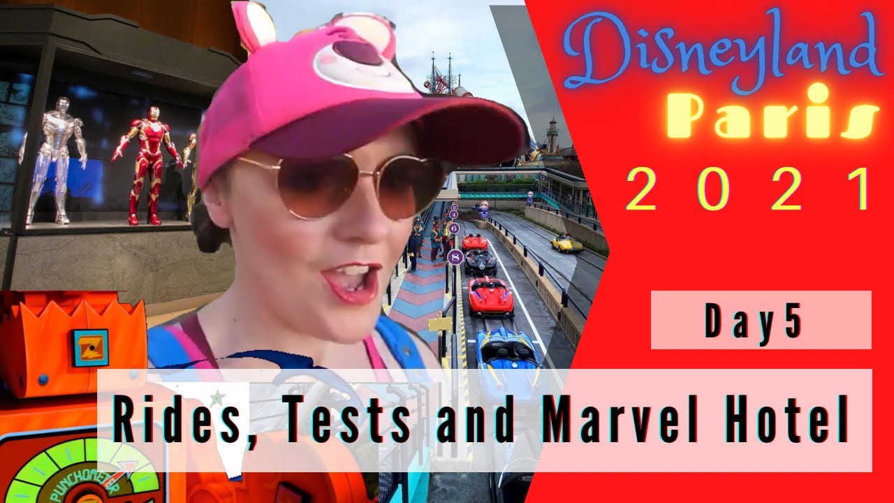 Disneyland Paris 2021 | Tons of rides and peek at new Marvel Hotel.