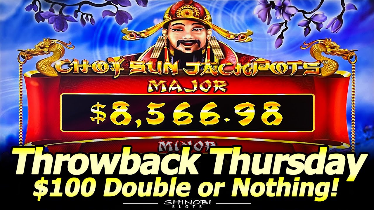 Choy Sun Jackpots $100 Double or Nothing for Throwback Thursday at Yaamava Casino