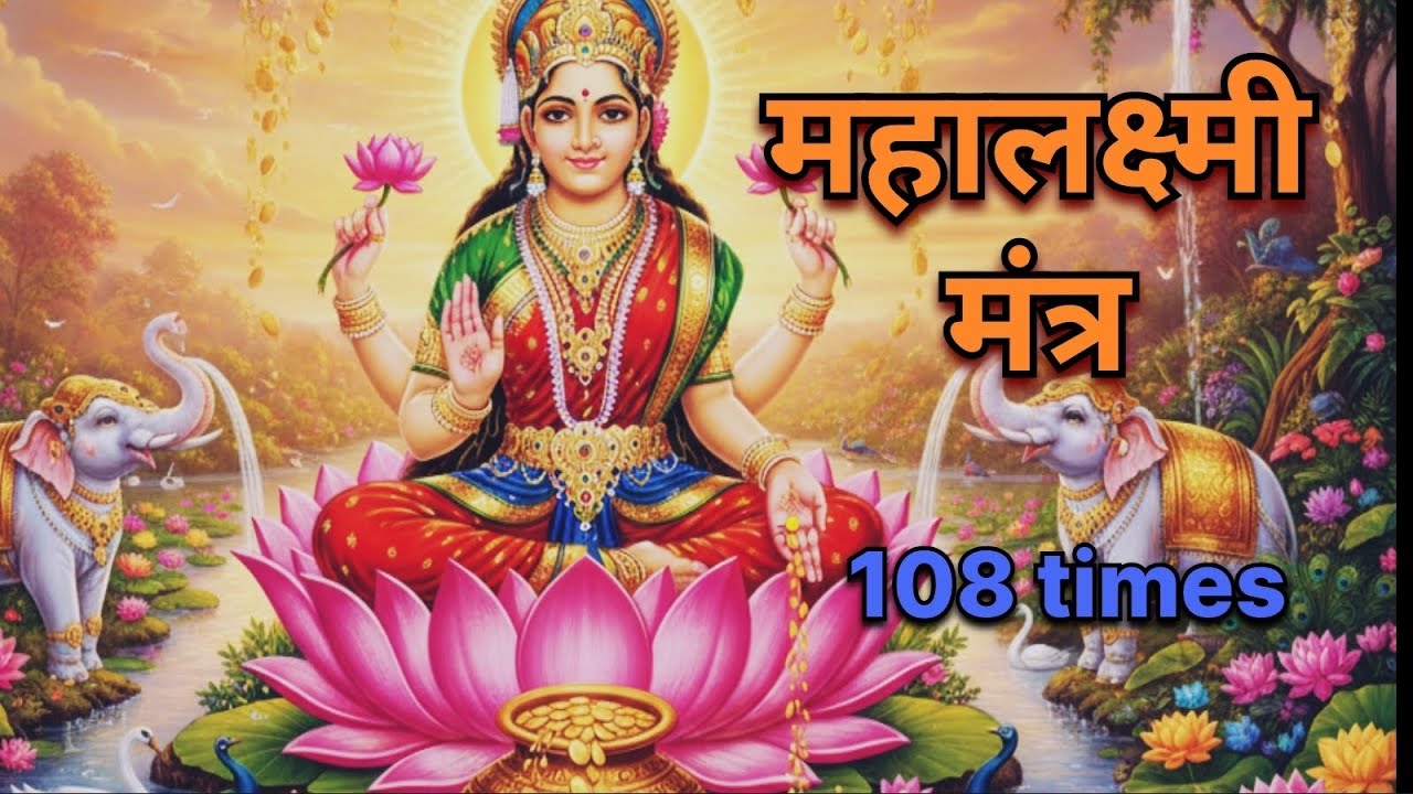 महालक्ष्मी मंत्र | Mahalakshmi mantra 🪷| om mahalakshmi namo namah #mantra