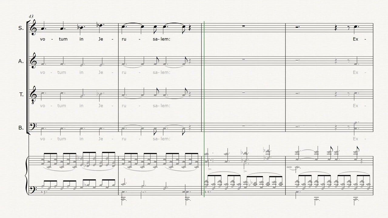 Introit Requiem in C maj: Charles Gounod - SOPRANO + piano  accompaniment (training score)