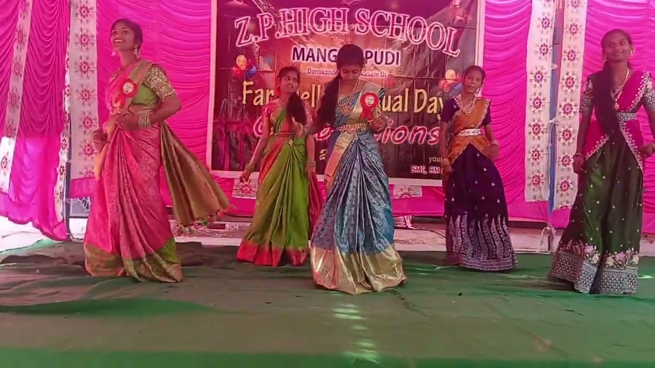Zphs manginapudi 10th class students girls