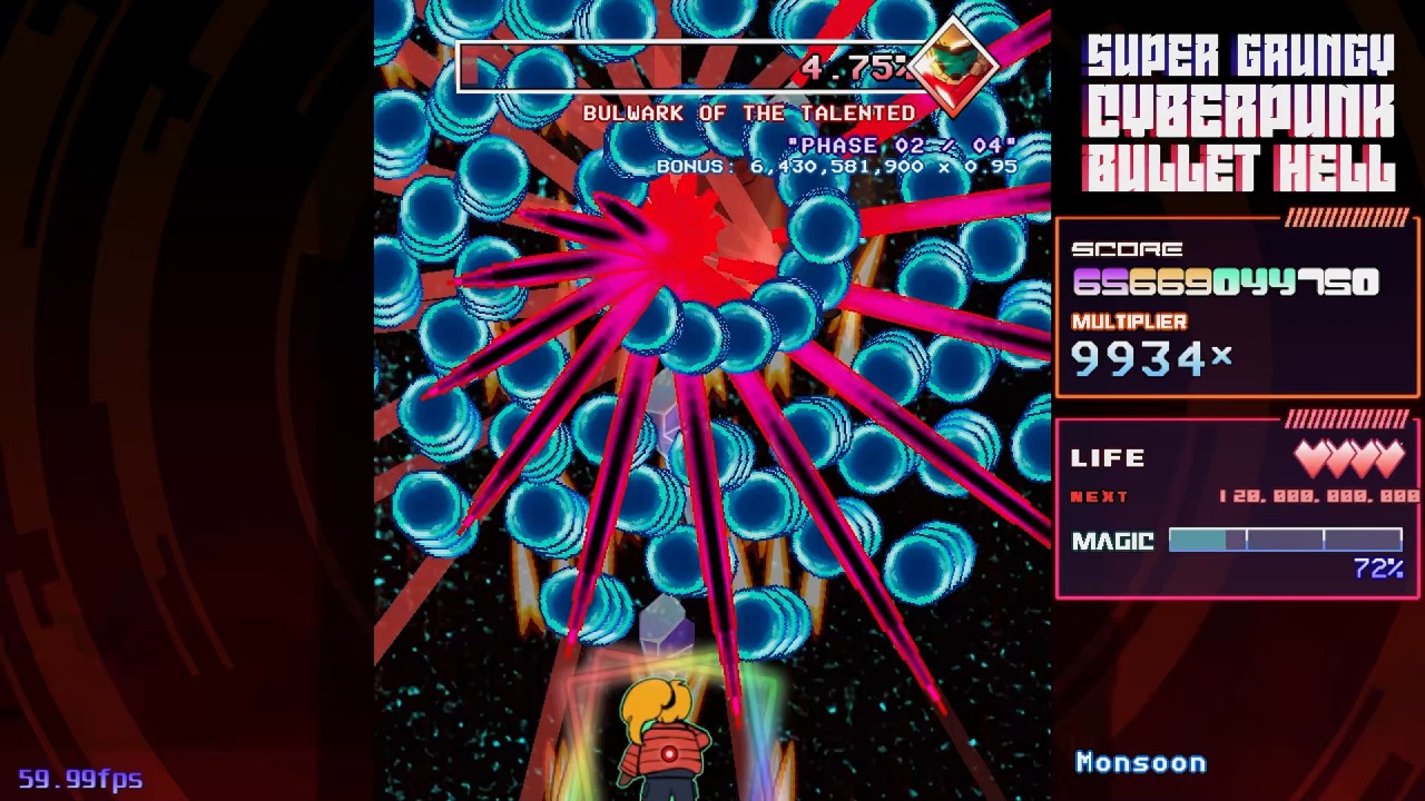 SUPER GRUNGY BULLET HELL SHMUP - Monsoon 153,725,846,140