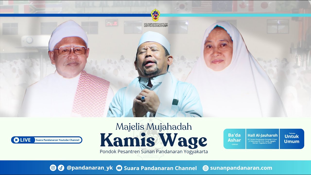MAJELIS MUJAHADAH KAMIS WAGE Pondok Pesantren Sunan Pandanaran Yogyakarta
