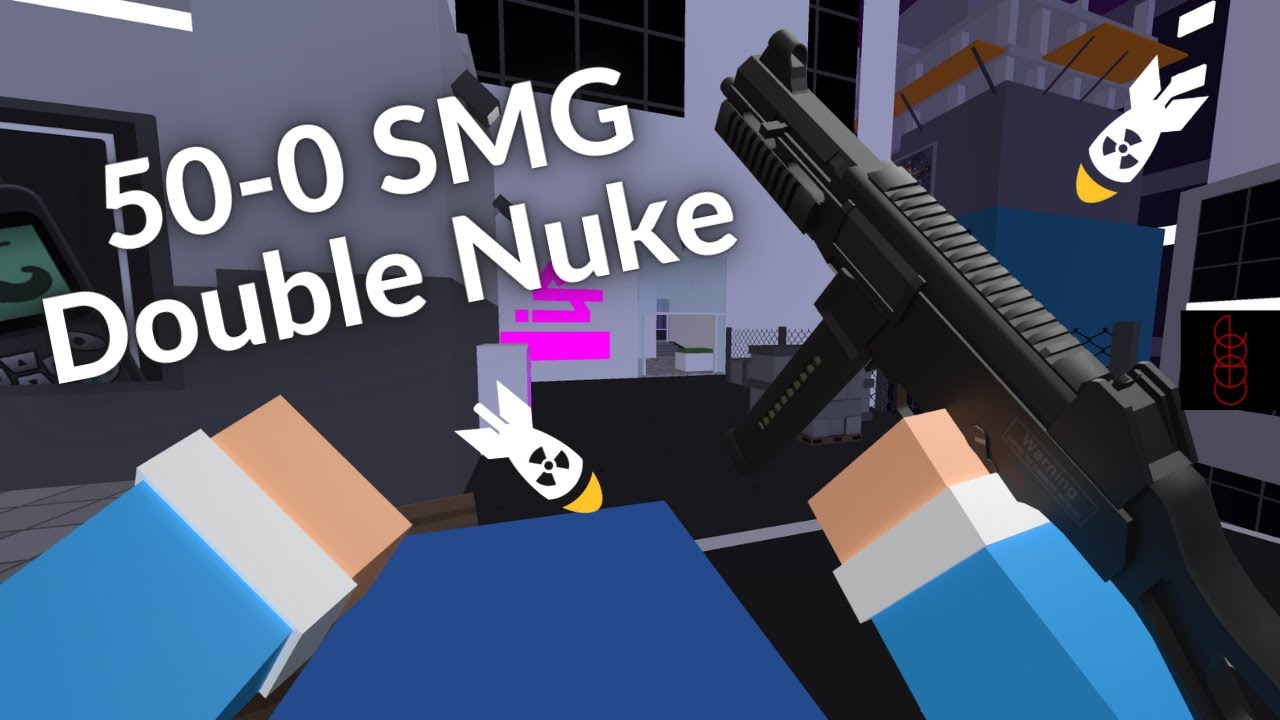 Smooth SMG Double Nuke On Kanji | Krunker.io
