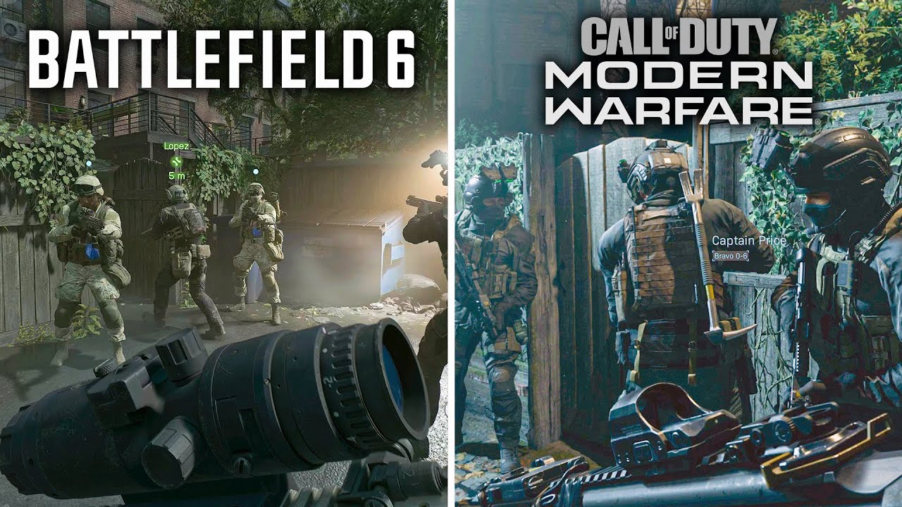 Battlefield 6 vs Call of Duty: Modern Warfare - Clean House Mission Comparison