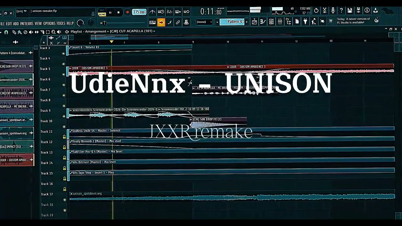 UdieNnx - UNISON remake 97% accurate + FREE FLP