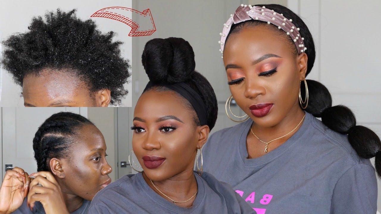 Natural Hair Wash Day After Protective Style + Prep for Headband Wig Kinky Straight | Wiggins Hair