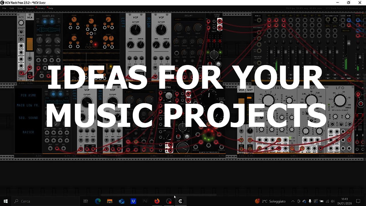 Let's build a track in VCV Rack full of ideas for more creative projects