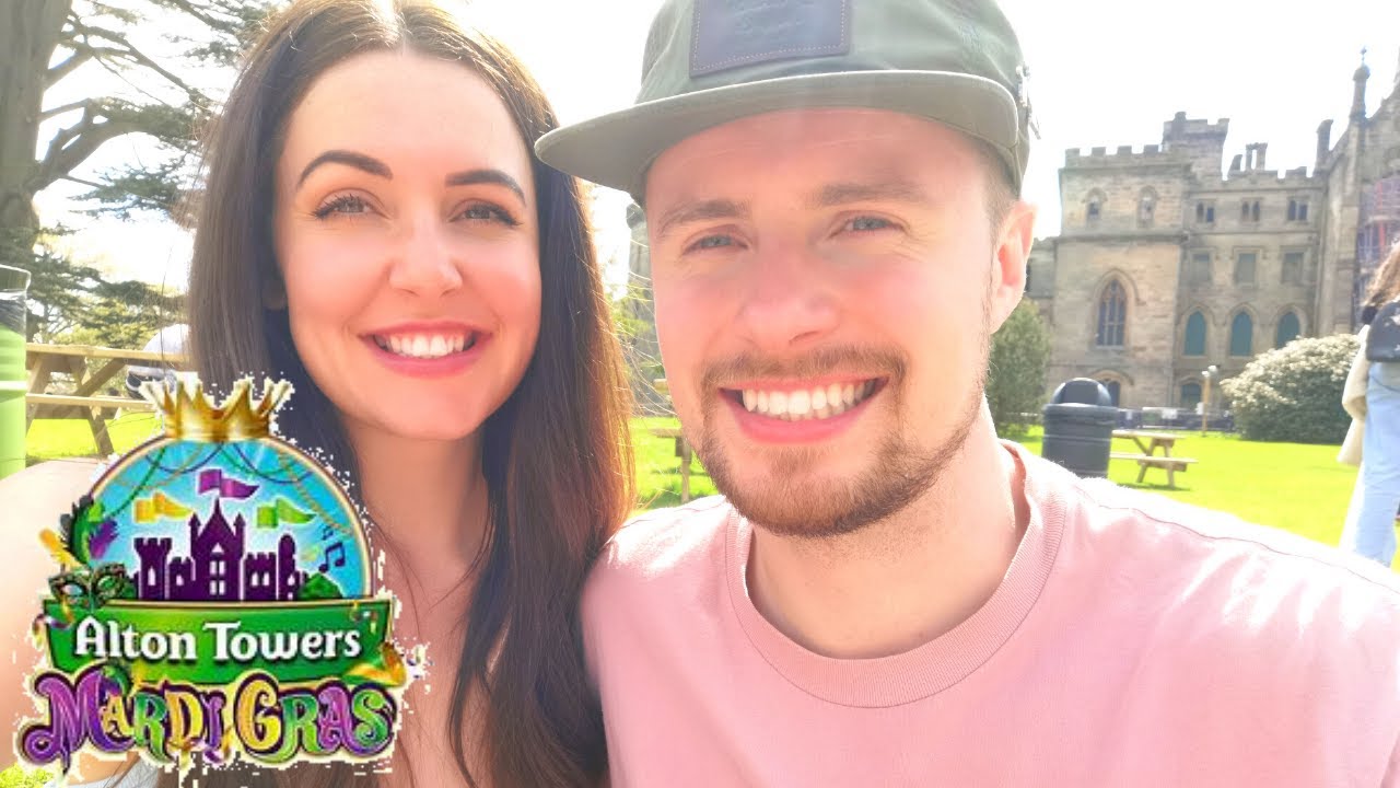 Alton Towers Mardi Gras Theme Park Vlog 2021