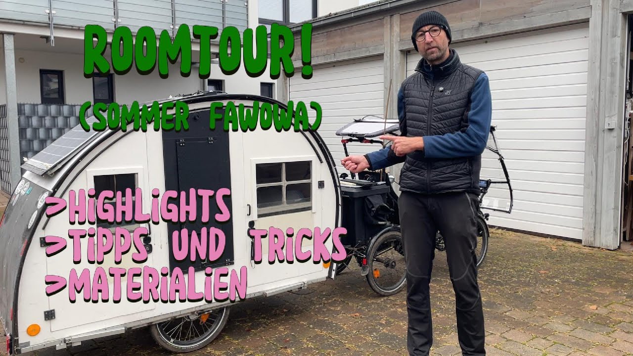 RoomTour vom Sommer FahrradWohnWagen!