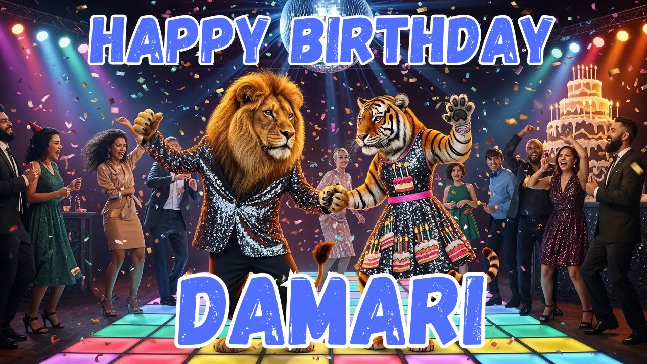 DAMARI Happy Birthday Song - Happy Birthday to Damari