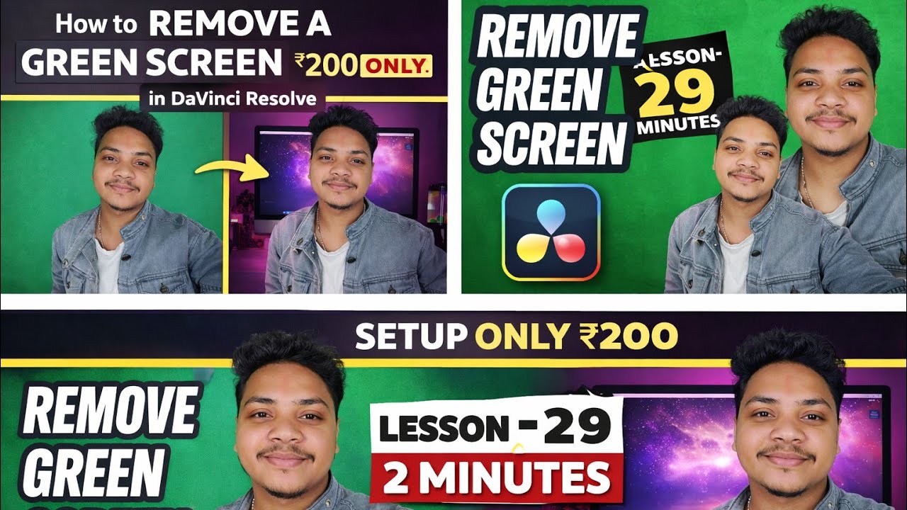 Green Screen video kaise banaye 🤔? Green screen SETUP for Beginners🔥| Green screen video