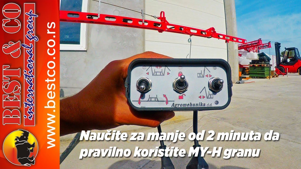 Uputstvo za  pravilno korišćenje Agromehanika Kranj hidrauličnih grana MY-H: Saveti i funkcije