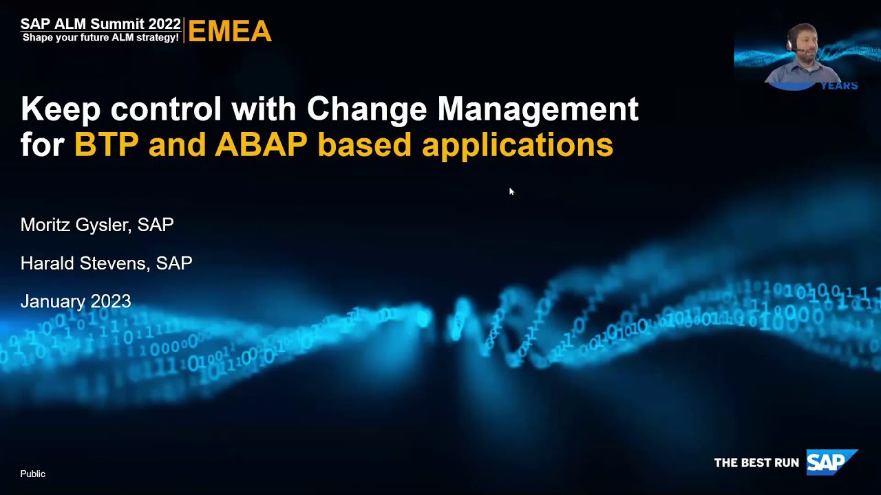 Keep Control with Change Management for SAP BTP and ABAP Based Applications