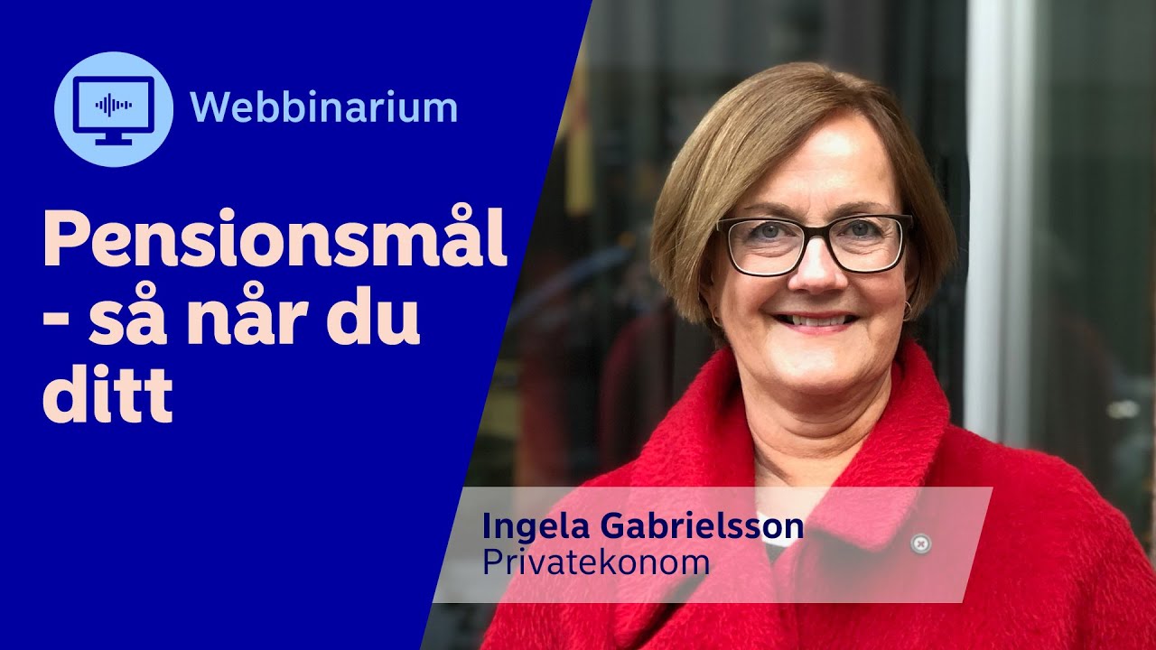 Så når du ditt pensionsmål | Nordea Sverige