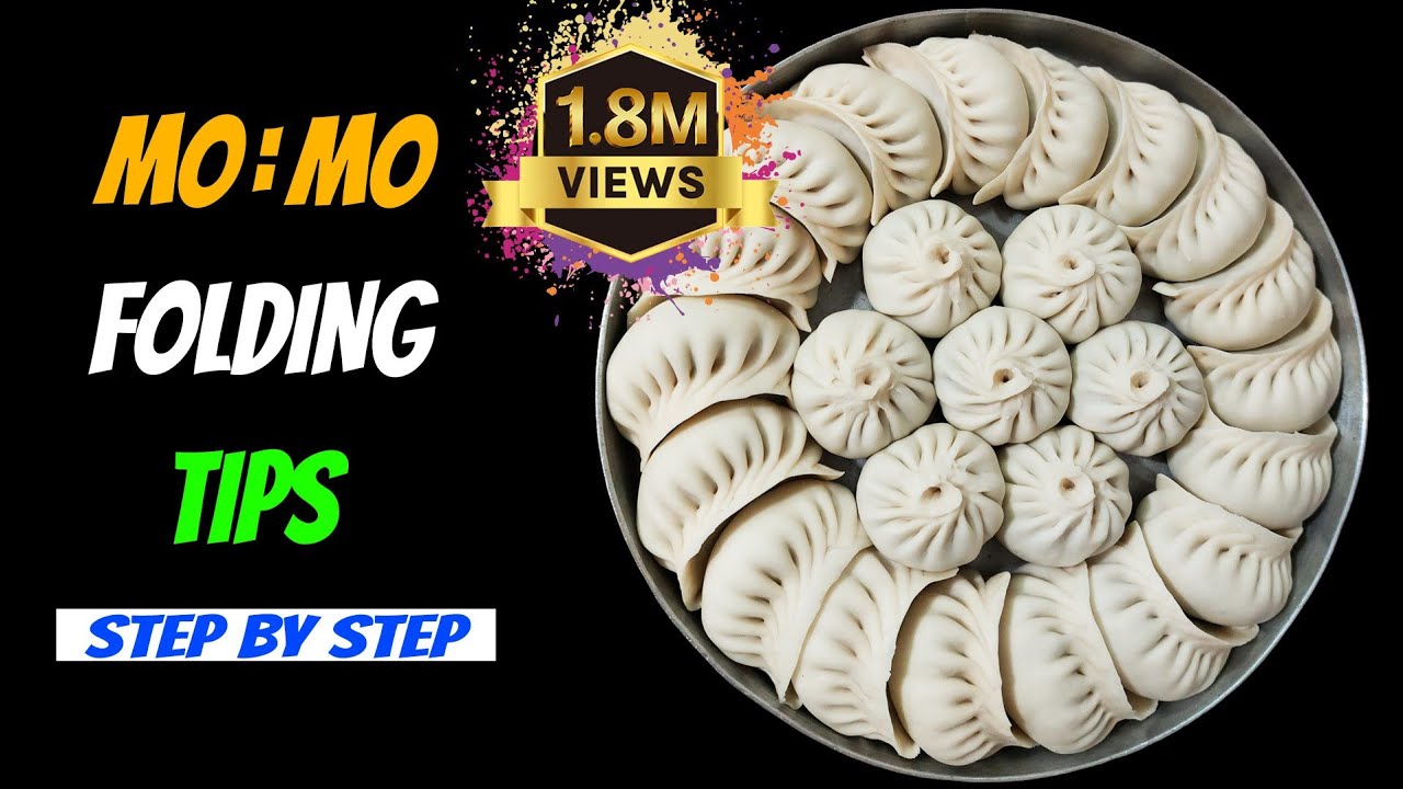 How To Wrap/fold MoMo [ Dumpling ] 🇳🇵Step By Step | You Can Make MoMo After Watching This Video /cc