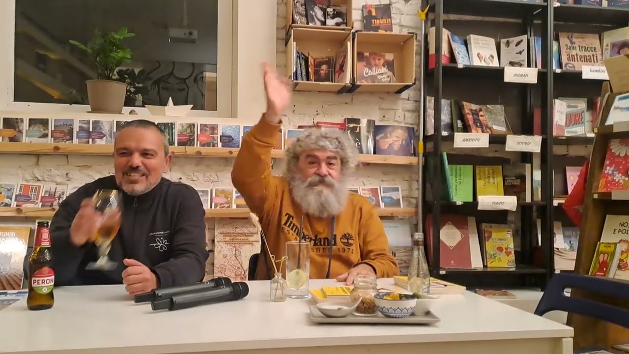 Stefano Tarquini e David La Mantia  - Cucina Vigliacca alla Libreria QB Grosseto 21.11.2024